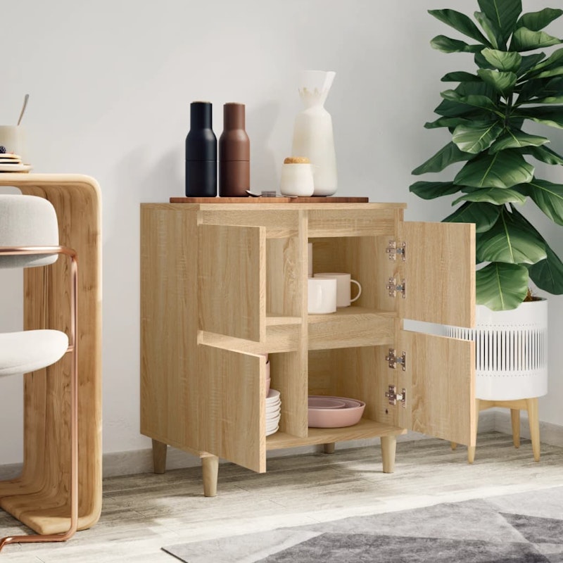 NNEVL Sideboard Sonoma Oak 60x35x70 cm Engineered Wood image number null