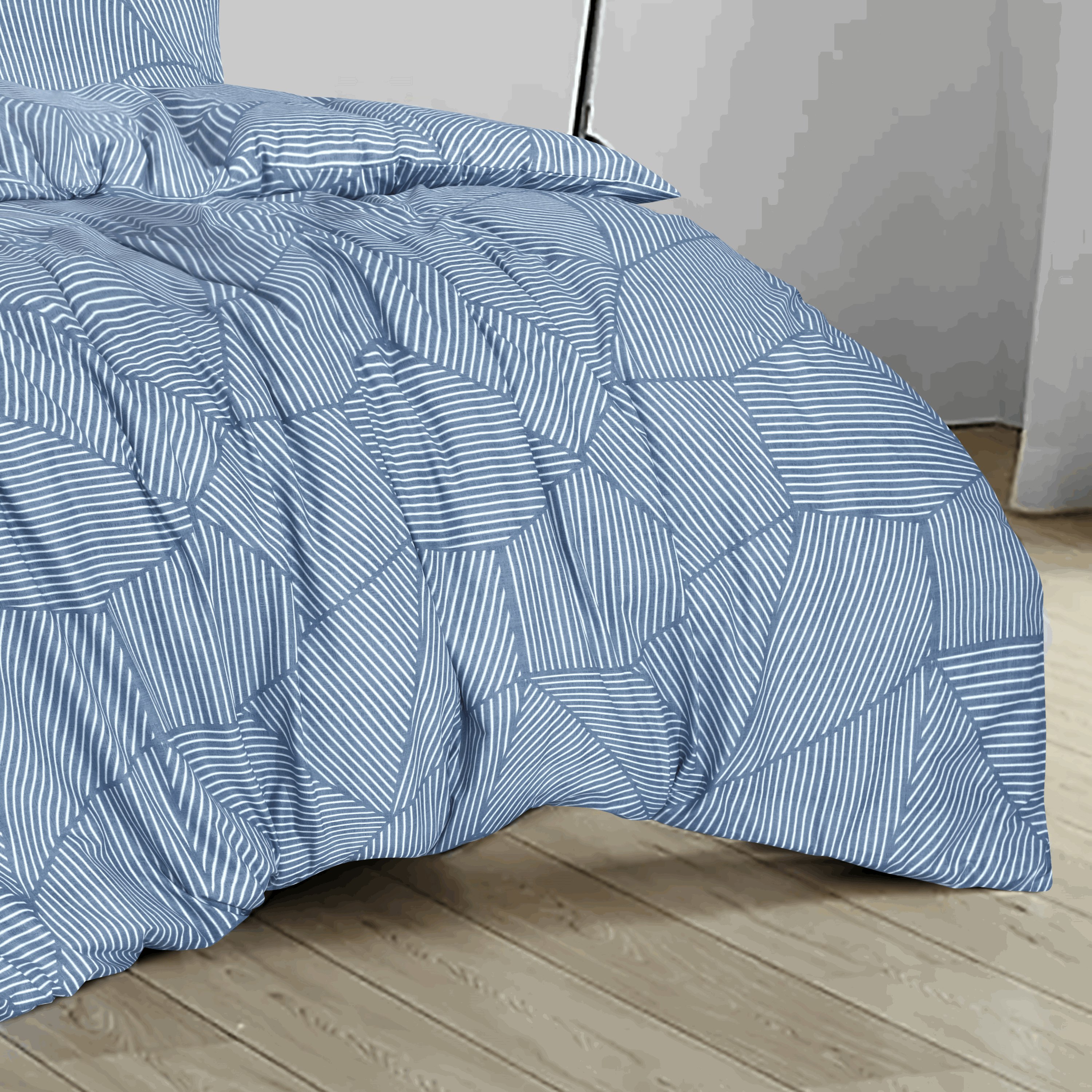 Santorini Charm Quilt Cover Set | Anti-Microbial Pure Cotton Comfort