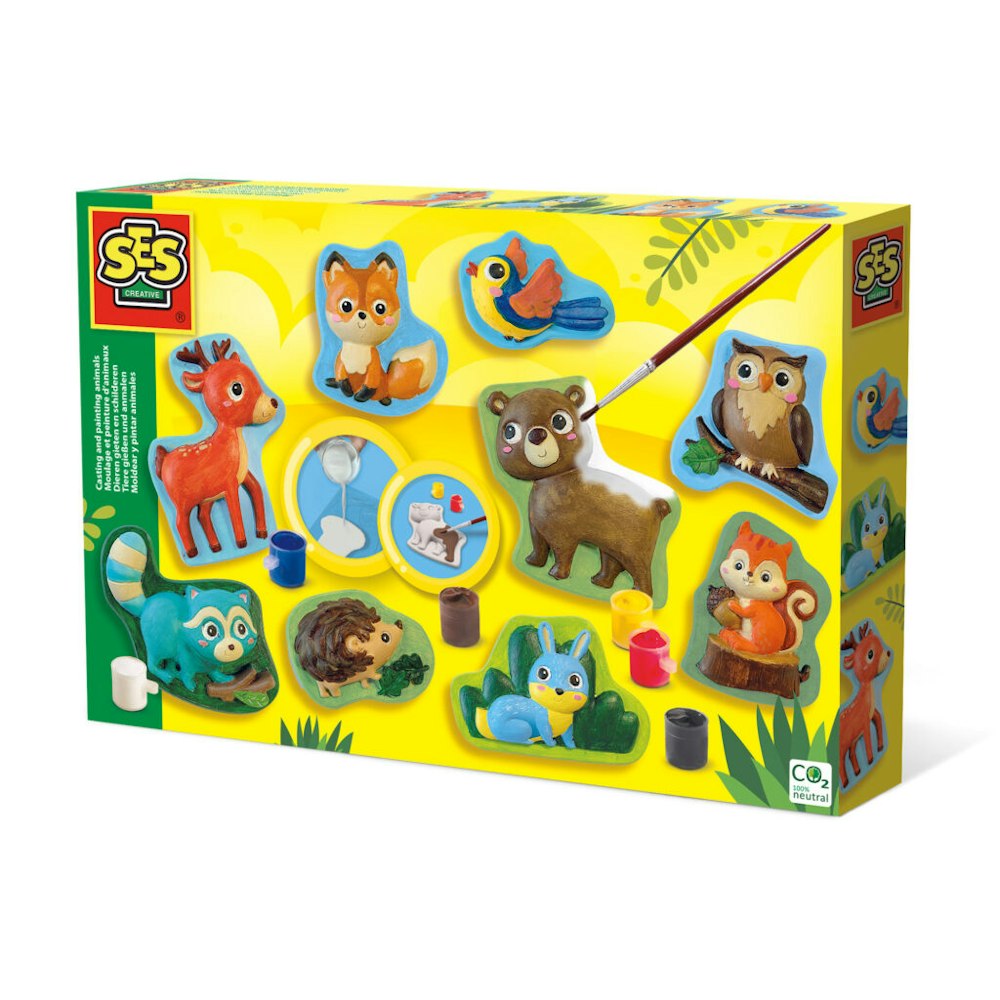 SES Creative Casting And Painting - Forest Animals