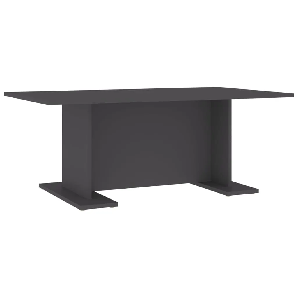 Coffee Table Grey 103.5x60x40 cm Engineered Wood 806842 Coffee Table Grey 103.5x60x40 cm Engineered Wood 806842
