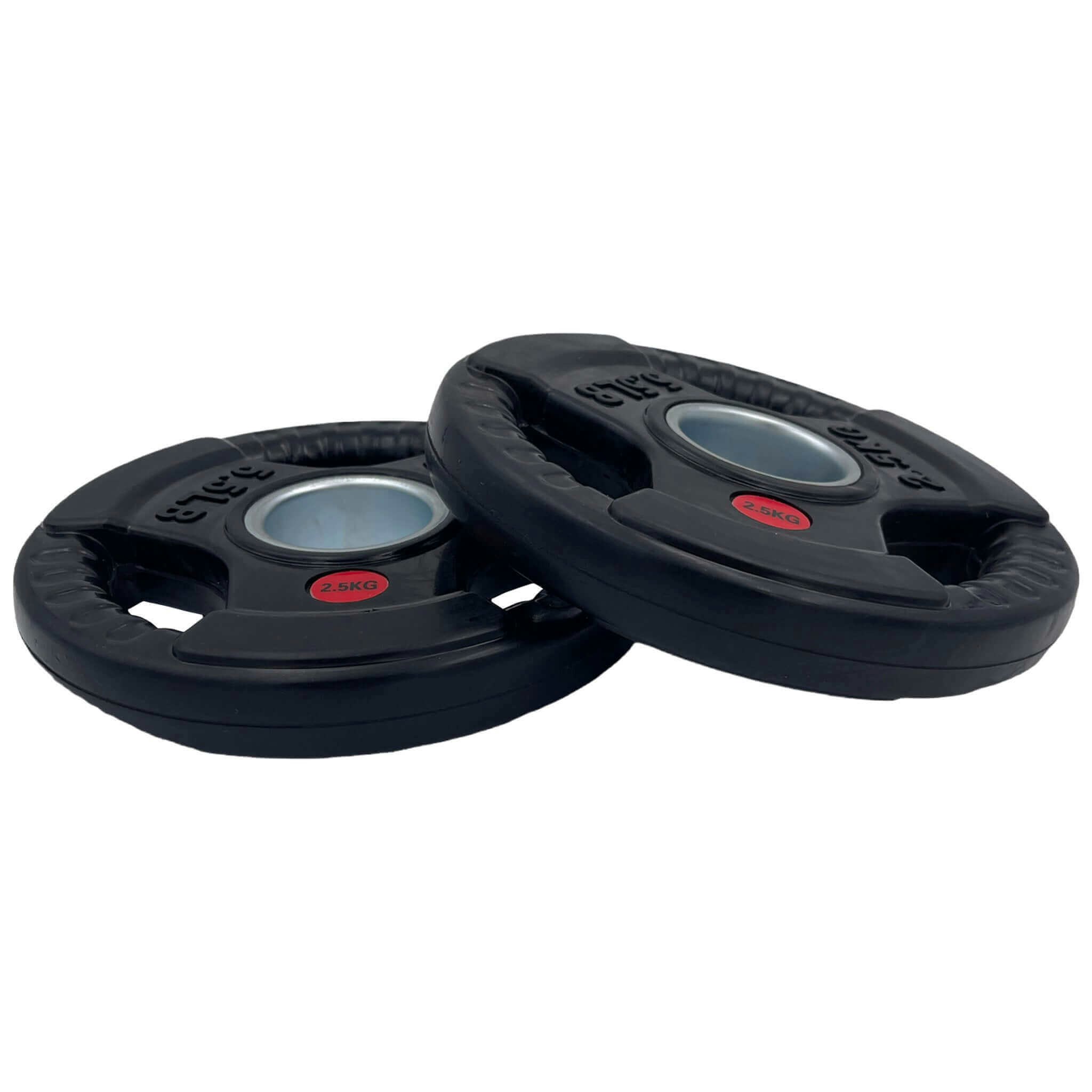 4 x 2.5kg Rubber Tri-grip Weight Plates Type-O
