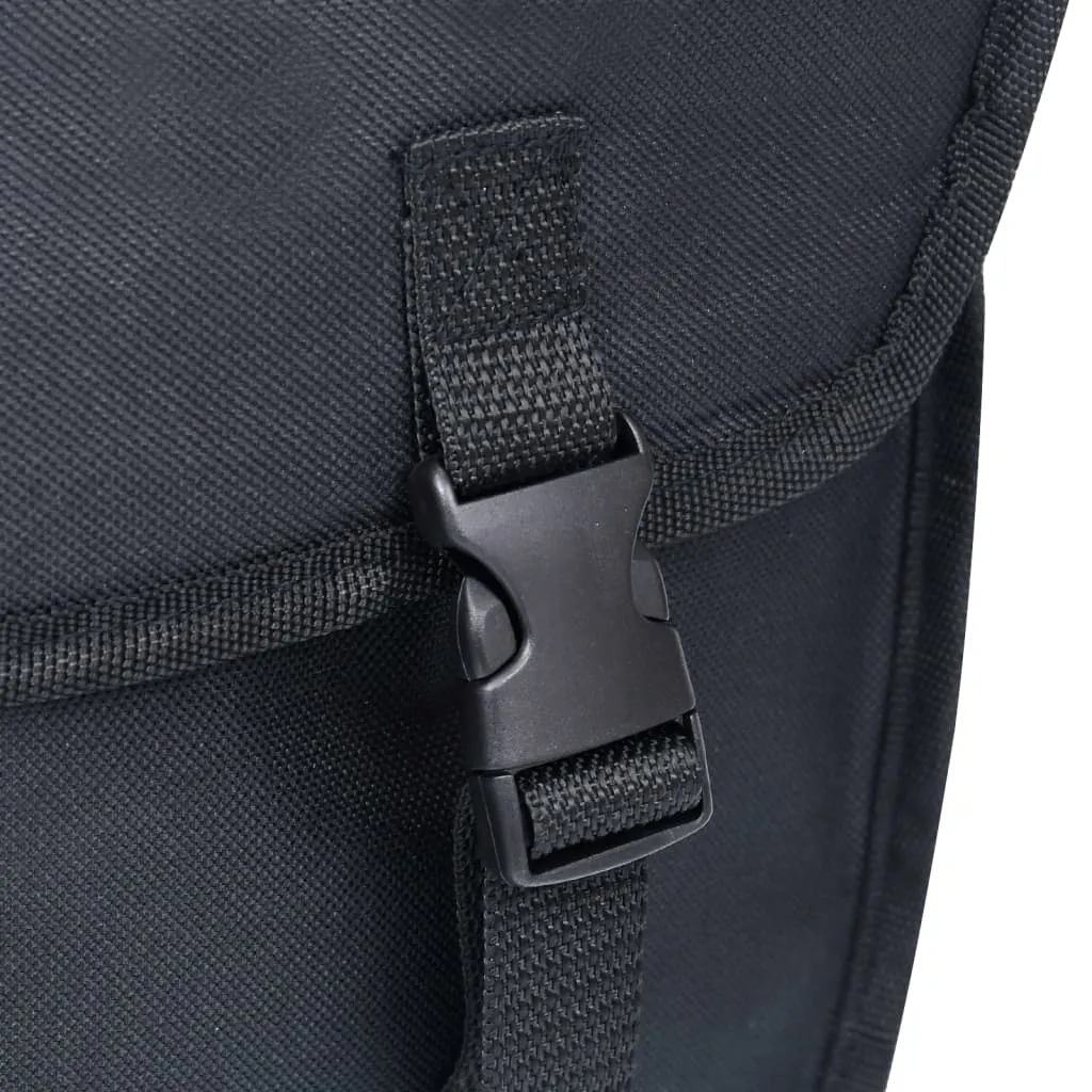 Single Bicycle Bag for Pannier Rack Waterproof 21 L Black 93253