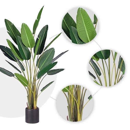 SOGA 4X 245cm Artificial Giant Green Birds of Paradise Tree Fake Tropical Indoor Plant Home Office Decor SOGA 4X 245cm Artificial Giant Green Birds of Paradise Tree Fake Tropical Indoor Plant Home Office Decor