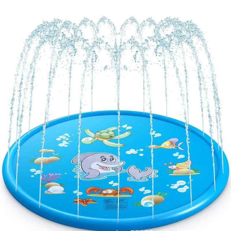 NNEOBA Inflatable Water Pool Sprinkler Mat for Kids image number null