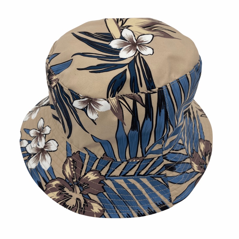 Jacaru 1872 Beige Frangipani Bucket Hat image number null