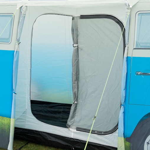 Volkswagen 398cm Camper Van Replica 4-People Tent Outdoor Camping Roof Dove Blue Volkswagen 398cm Camper Van Replica 4-People Tent Outdoor Camping Roof Dove Blue