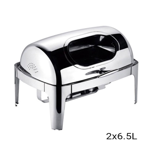 SOGA 4X 6.5L Stainless Steel Double Soup Tureen Bowl Station Roll Top Buffet Chafing Dish Catering Chafer Food Warmer Server SOGA 4X 6.5L Stainless Steel Double Soup Tureen Bowl Station Roll Top Buffet Chafing Dish Catering Chafer Food Warmer Server