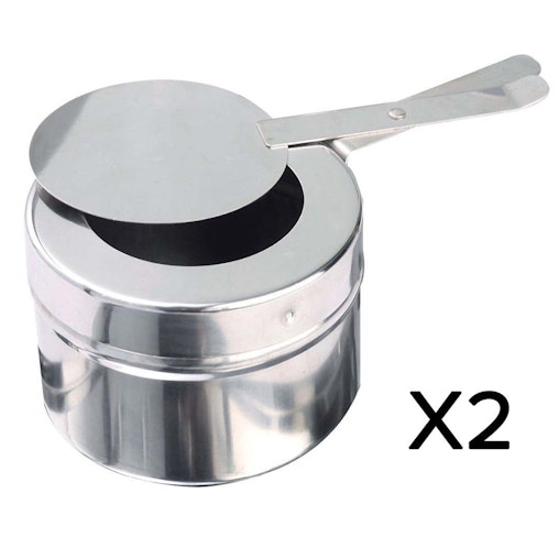 SOGA 4X 4.5L Dual Tray Stainless Steel Roll Top Chafing Dish Food Warmer SOGA 4X 4.5L Dual Tray Stainless Steel Roll Top Chafing Dish Food Warmer