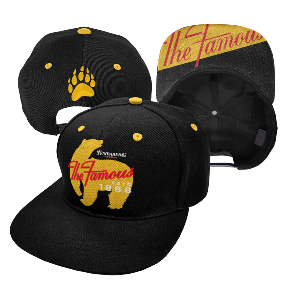 Bundy The Famous Flat Peak Cap