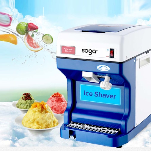 SOGA 2X Ice Shaver Commercial Electric Stainless Steel Ice Crusher Slicer Machine 120KG/h SOGA 2X Ice Shaver Commercial Electric Stainless Steel Ice Crusher Slicer Machine 120KG/h