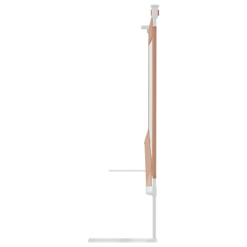 NNEVL Toddler Safety Bed Rail Taupe 200x25 cm Fabric NNEVL Toddler Safety Bed Rail Taupe 200x25 cm Fabric