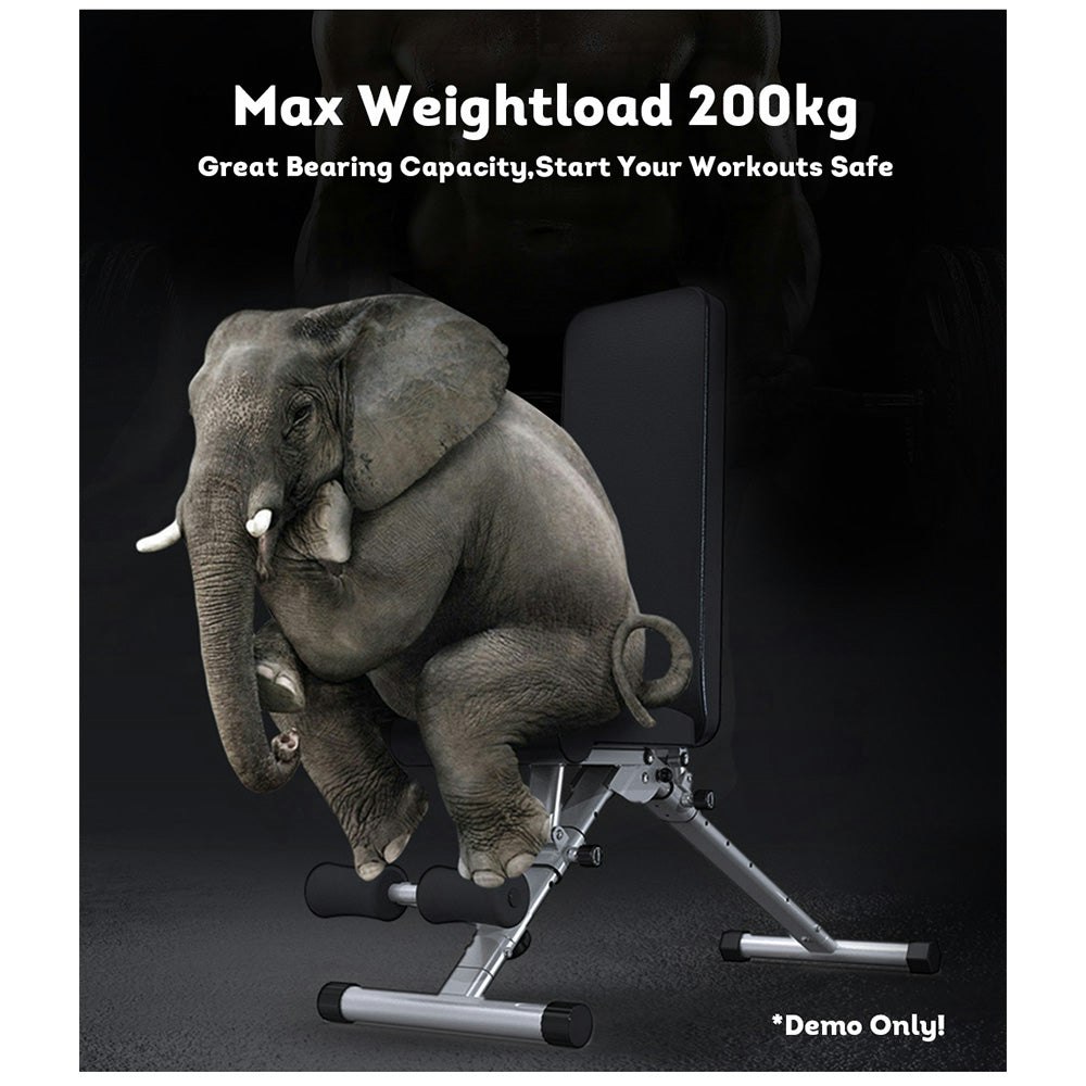 JMQ Fitness RBT2010 FID Weight Bench Incline Decline Press Fitness Gym Equipment