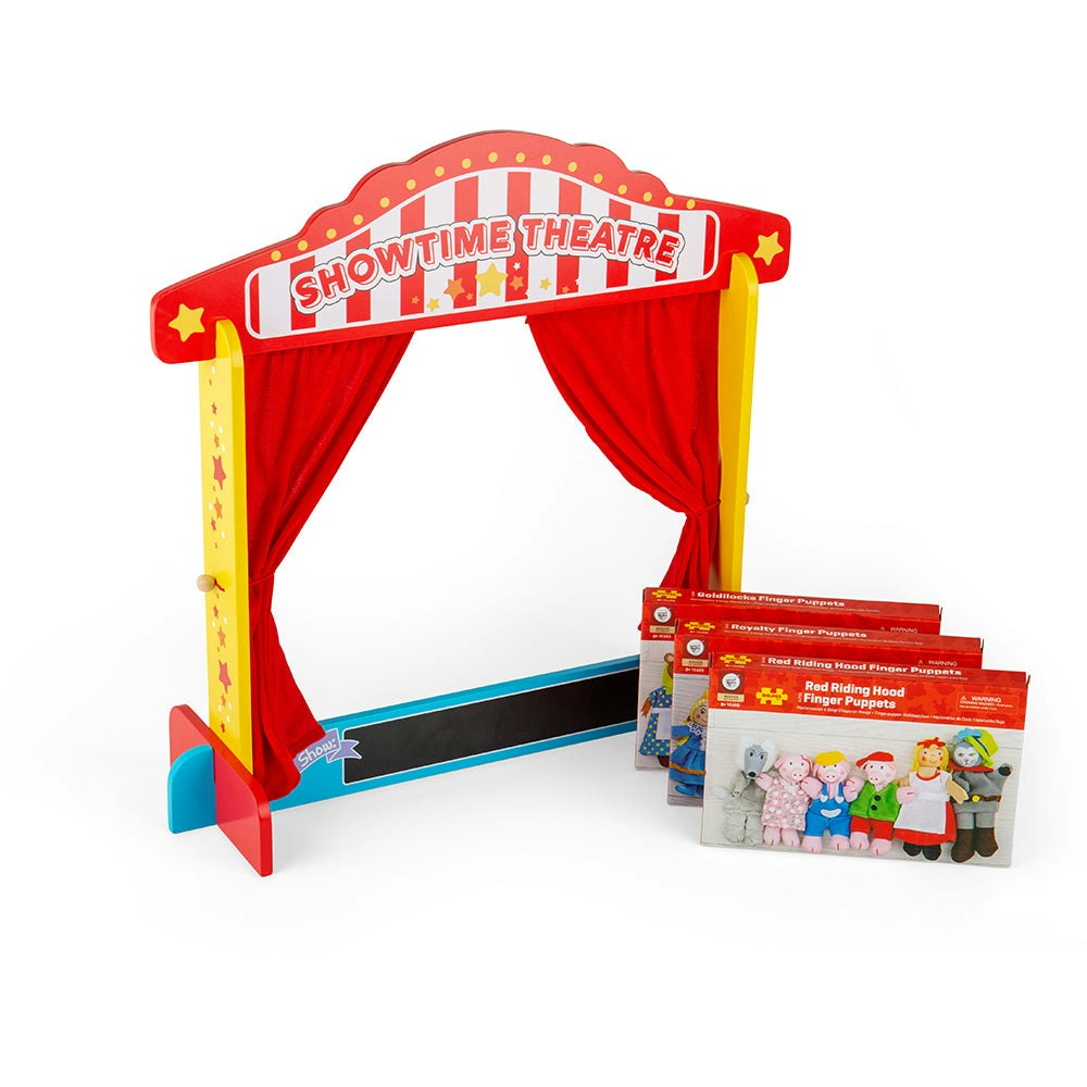 Bigjigs Toys Puppet Theatre Bundle
