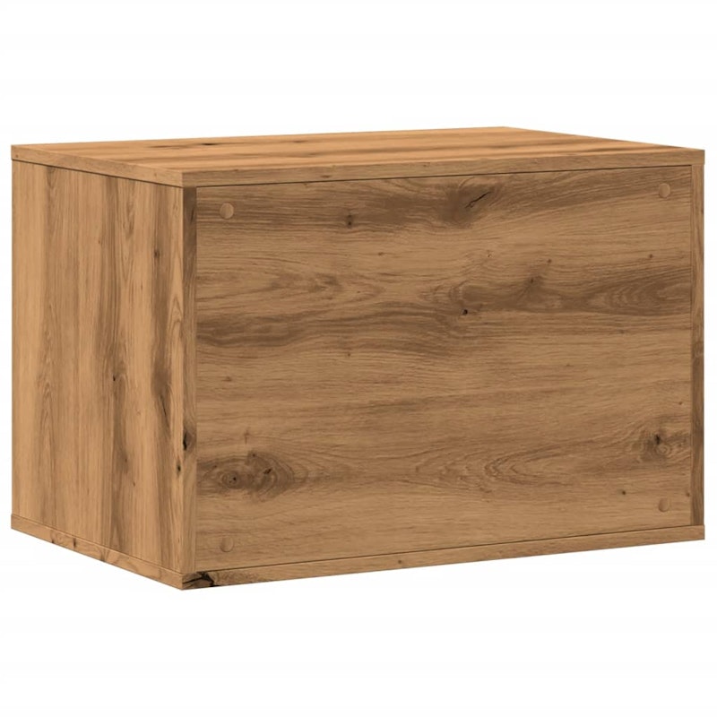 vidaXL Cat Litter Box Enclosure Artisian Oak 60x40x40 cm Engineered Wood image number null