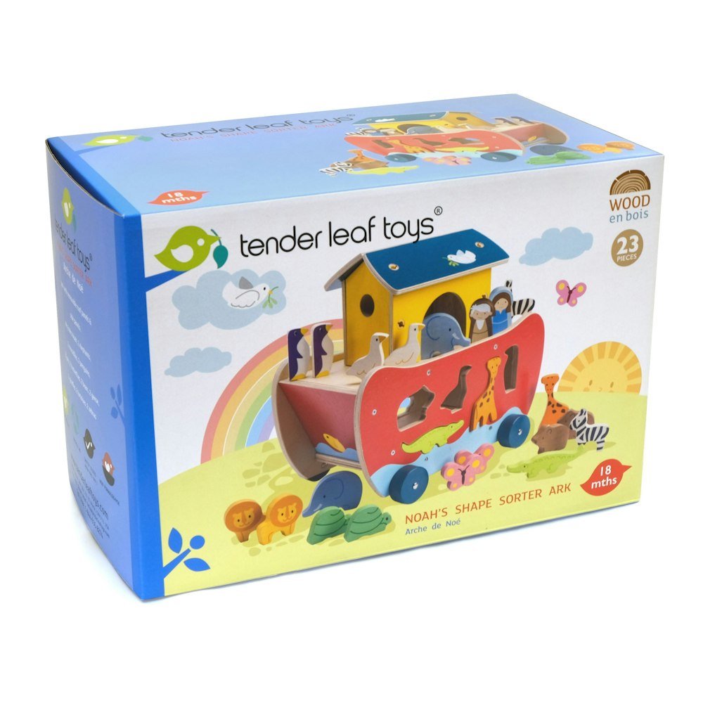 Tender Leaf Toys Noah's Shape Sorter Ark