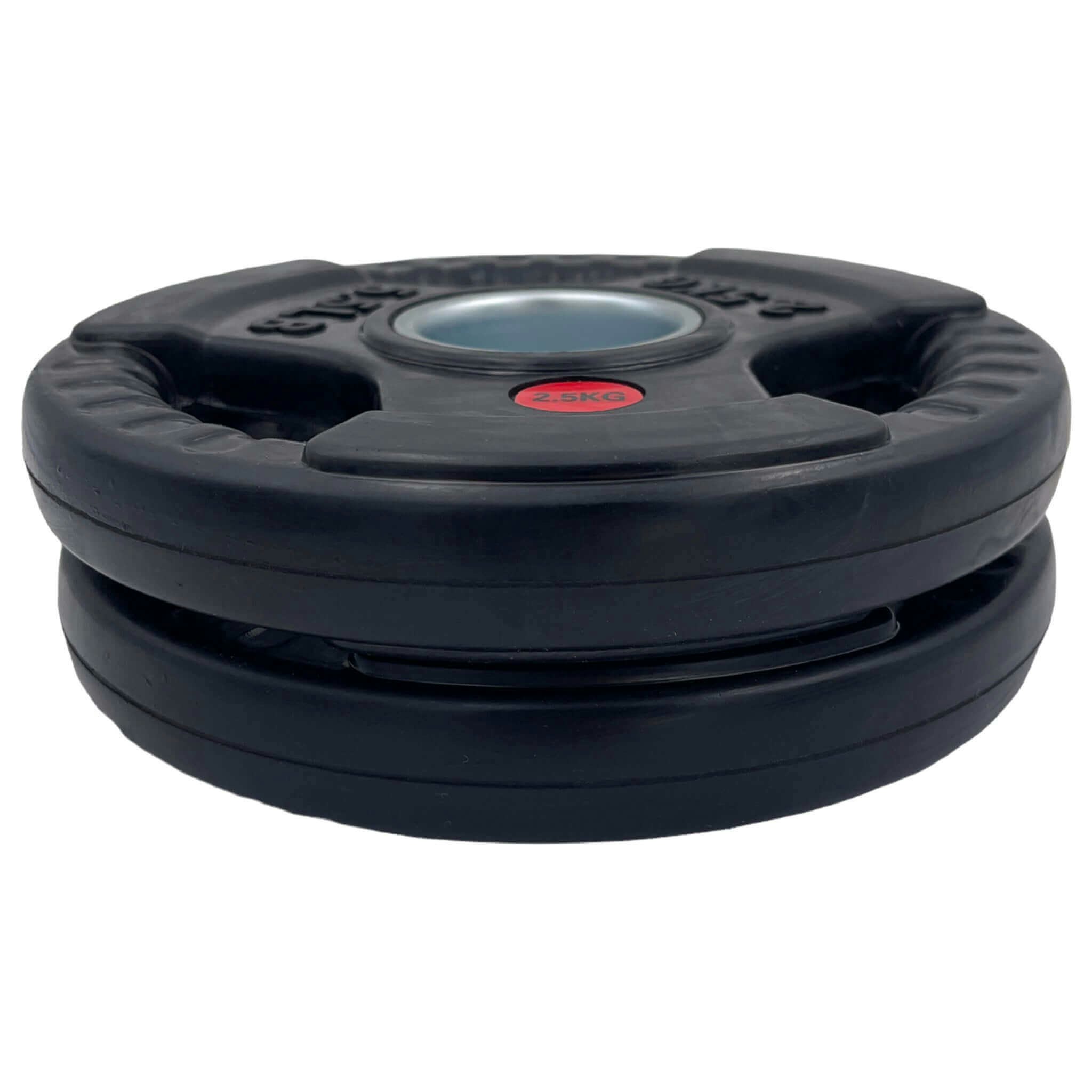 4 x 2.5kg Rubber Tri-grip Weight Plates Type-O
