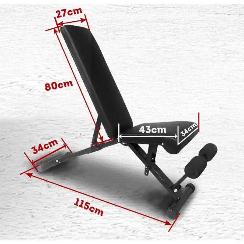 7057 Fitness Flat Bench Weight Press Equipment Home GYM