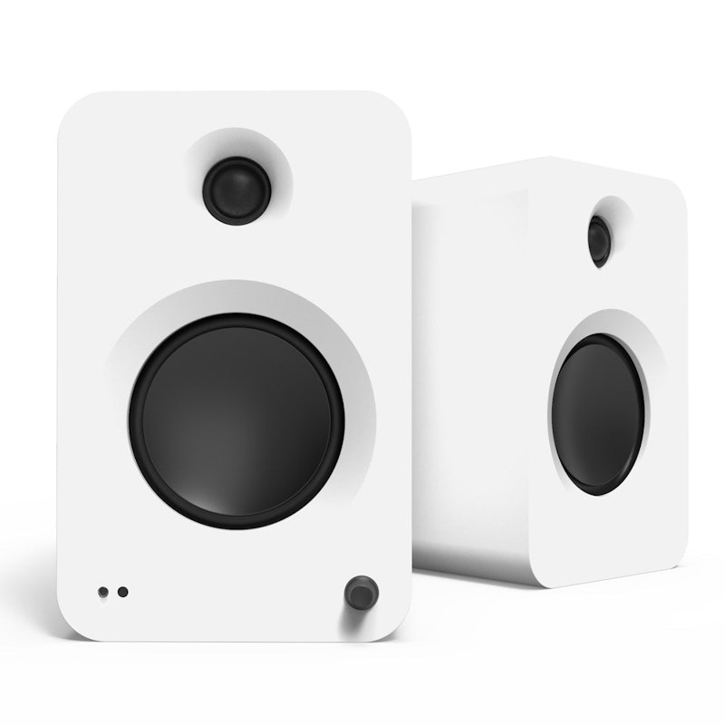 Kanto REN 200W Powered Bookshelf Speakers with HDMI ARC, USB-C, and Bluetooth 5.3 - Matte White, Pair image number null