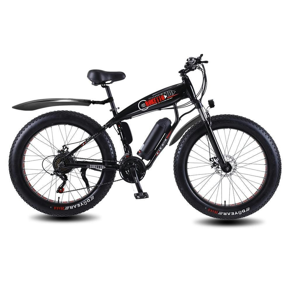 ROKETTO 350W 36V SHARK Electric Bike Beach eBike Snow Motorized Bicycle
