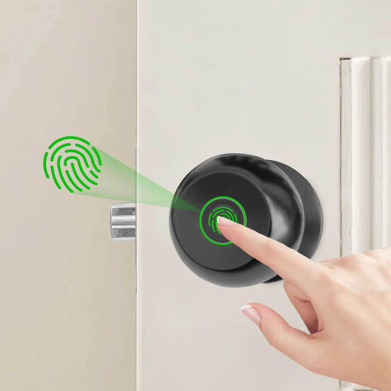 Smart Internal Door Lock with Fingerprint