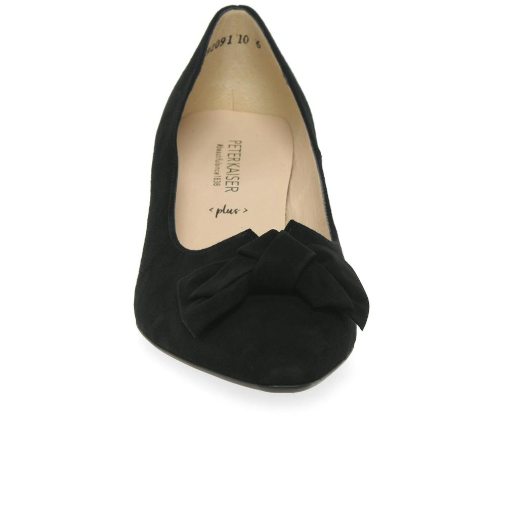 PK09 Peter Kaiser Navy Suede Court shoe - Main Image