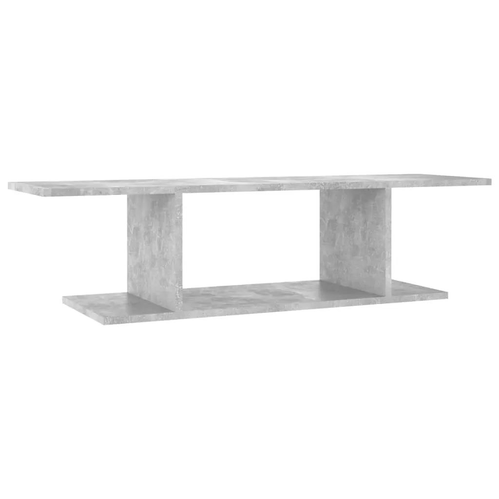 Wall Mounted TV Cabinet Concrete Grey 103x30x26.5 cm 806984 Wall Mounted TV Cabinet Concrete Grey 103x30x26.5 cm 806984