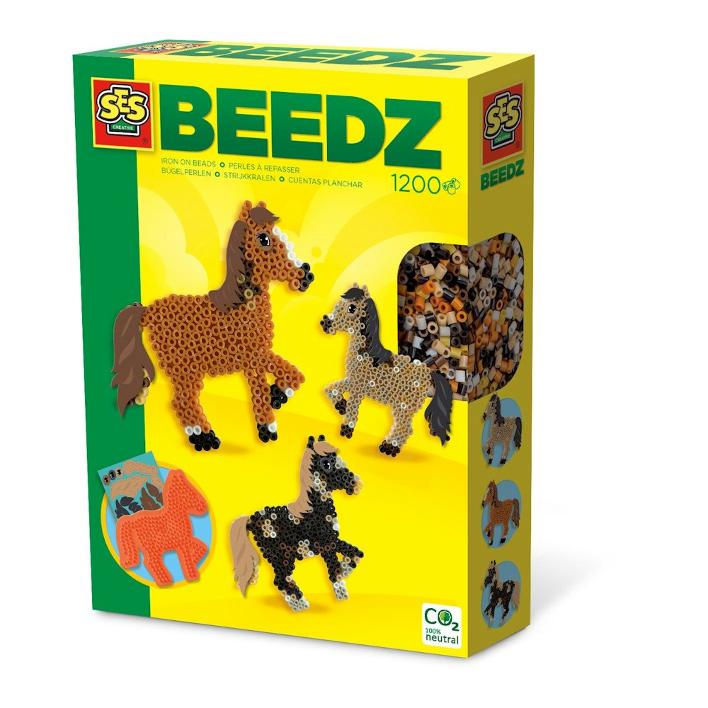 SES Creative Iron On Beads - Horse
