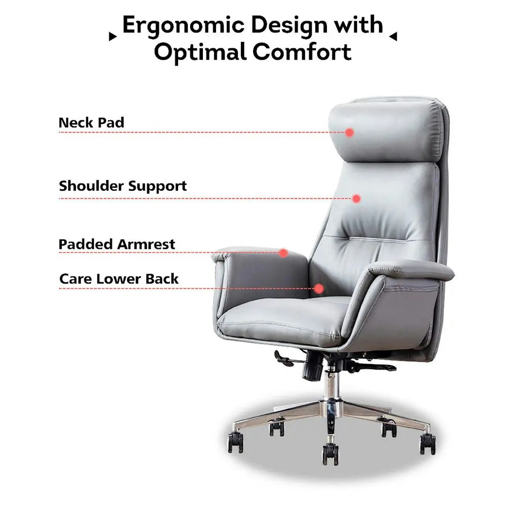 Mason Taylor 928 Exclusive Home Office Chair Adjustable Height Premium PU Leather