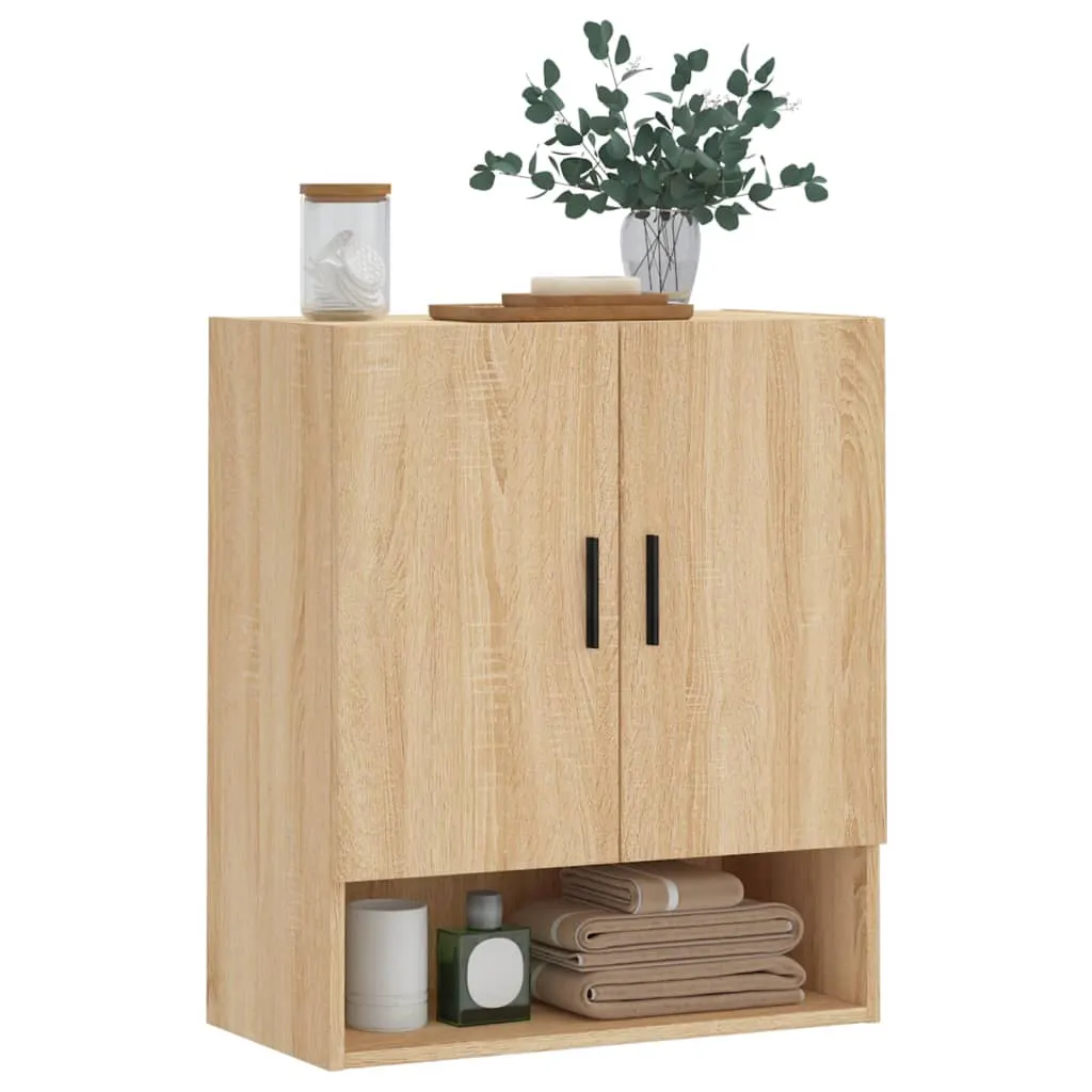 Wall Cabinet Sonoma Oak 60x31x70 cm Engineered Wood 829927