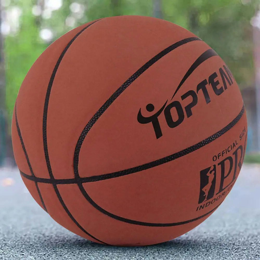 BALLSTRIKE FMSIZE7 Size 7 Suede Basketball Excellent Bounce Game Ball Indoor Outdoor - Brown