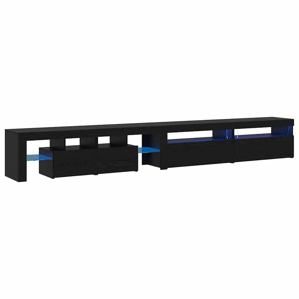 TV Cabinets 3 pcs Black oak 290 x 36.5 x 40 cm Engineered wood 3332513 TV Cabinets 3 pcs Black oak 290 x 36.5 x 40 cm Engineered wood 3332513
