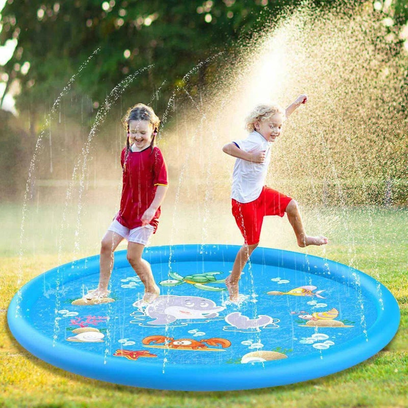 NNEOBA Inflatable Water Pool Sprinkler Mat for Kids image number null