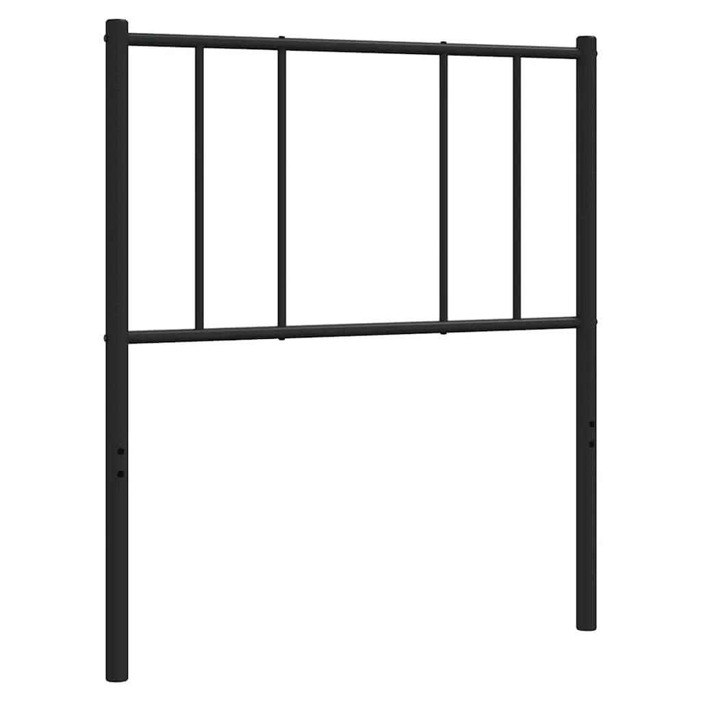 Metal Replace Headboard Black 90 cm 352508