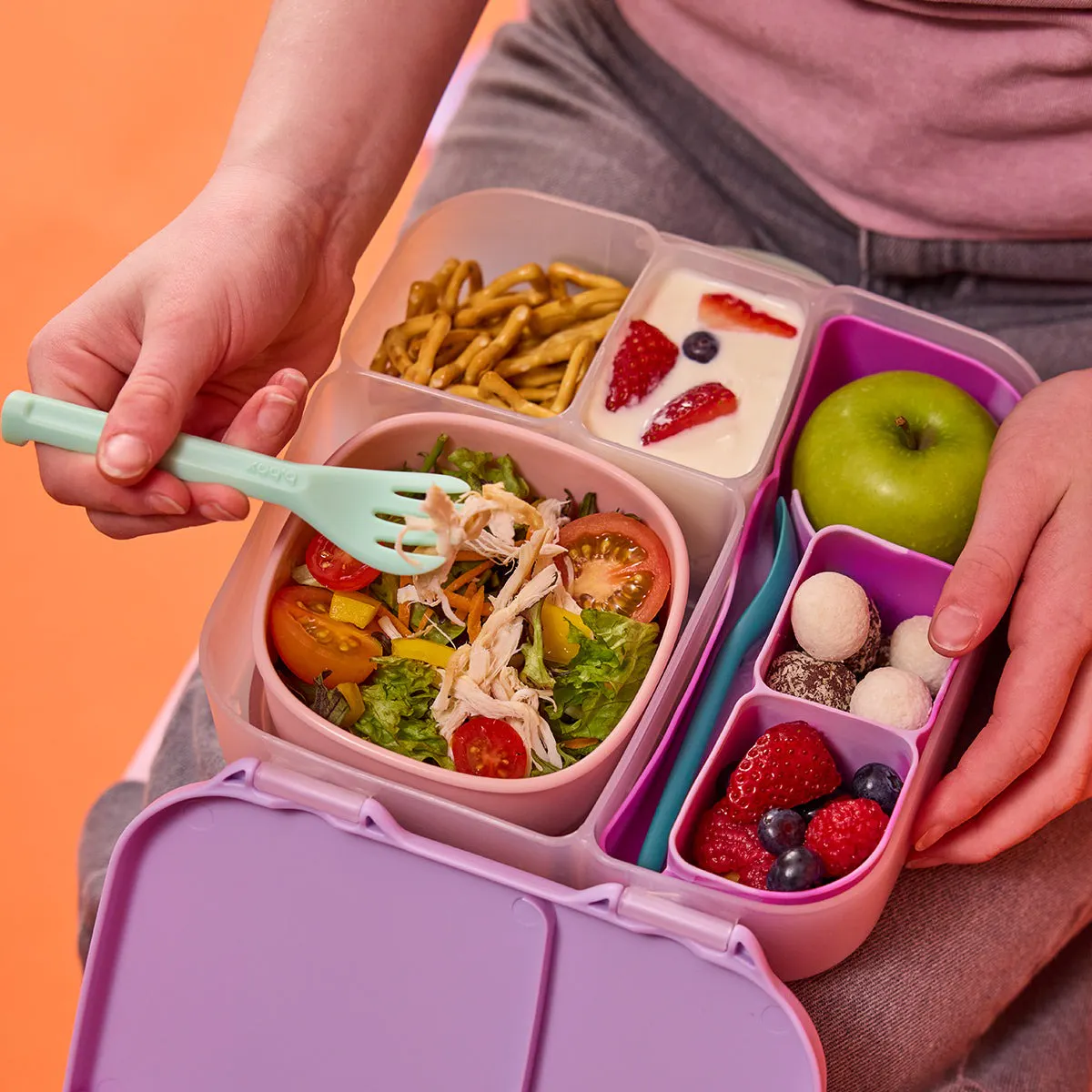 b.box Silicone Bento Tray - Lunchbox