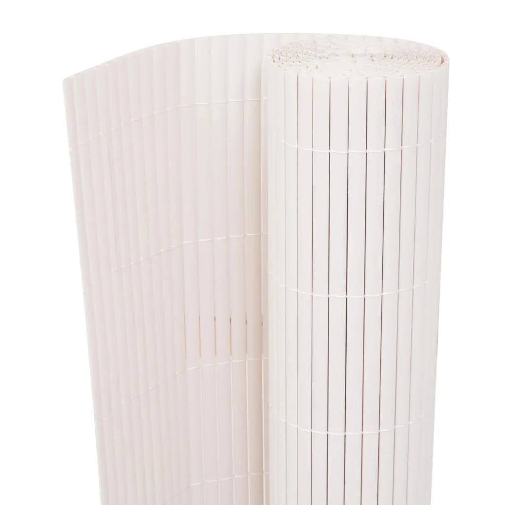 Double-Sided Garden Fence 90x500 cm White 43627 Double-Sided Garden Fence 90x500 cm White 43627