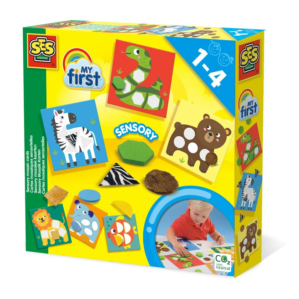 SES Creative My First - Sensory Mosaic Cards