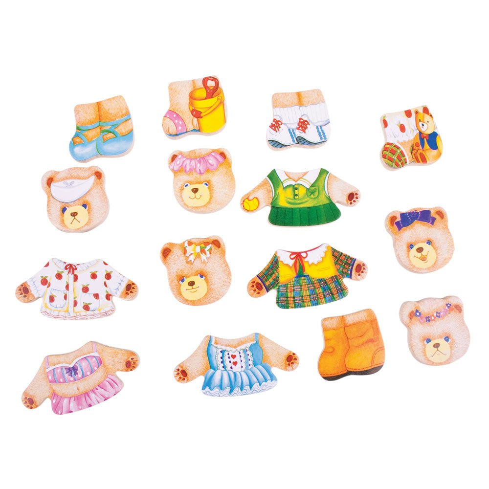 Bigjigs Toys Dress Up Bear Family