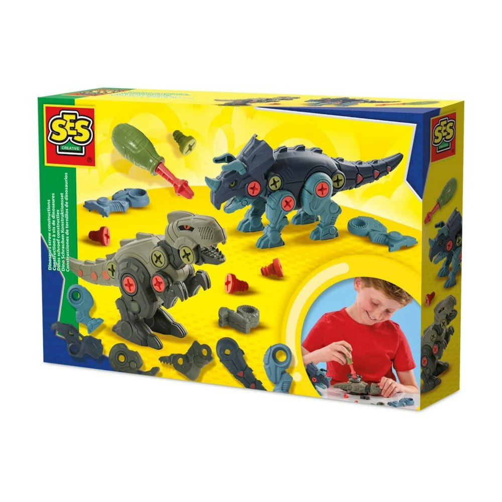 SES Creative Dinosaurs Screw Constructions