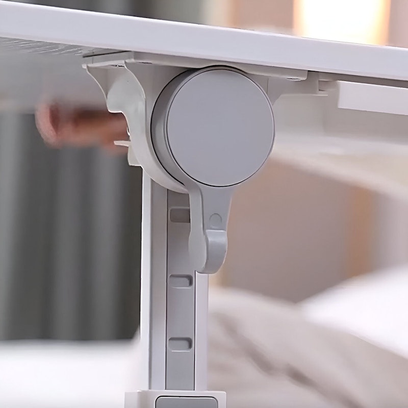 SOGA 60X40cm Wood Small Laptop Bed Portable Foldable Study Table Adjustable image number null