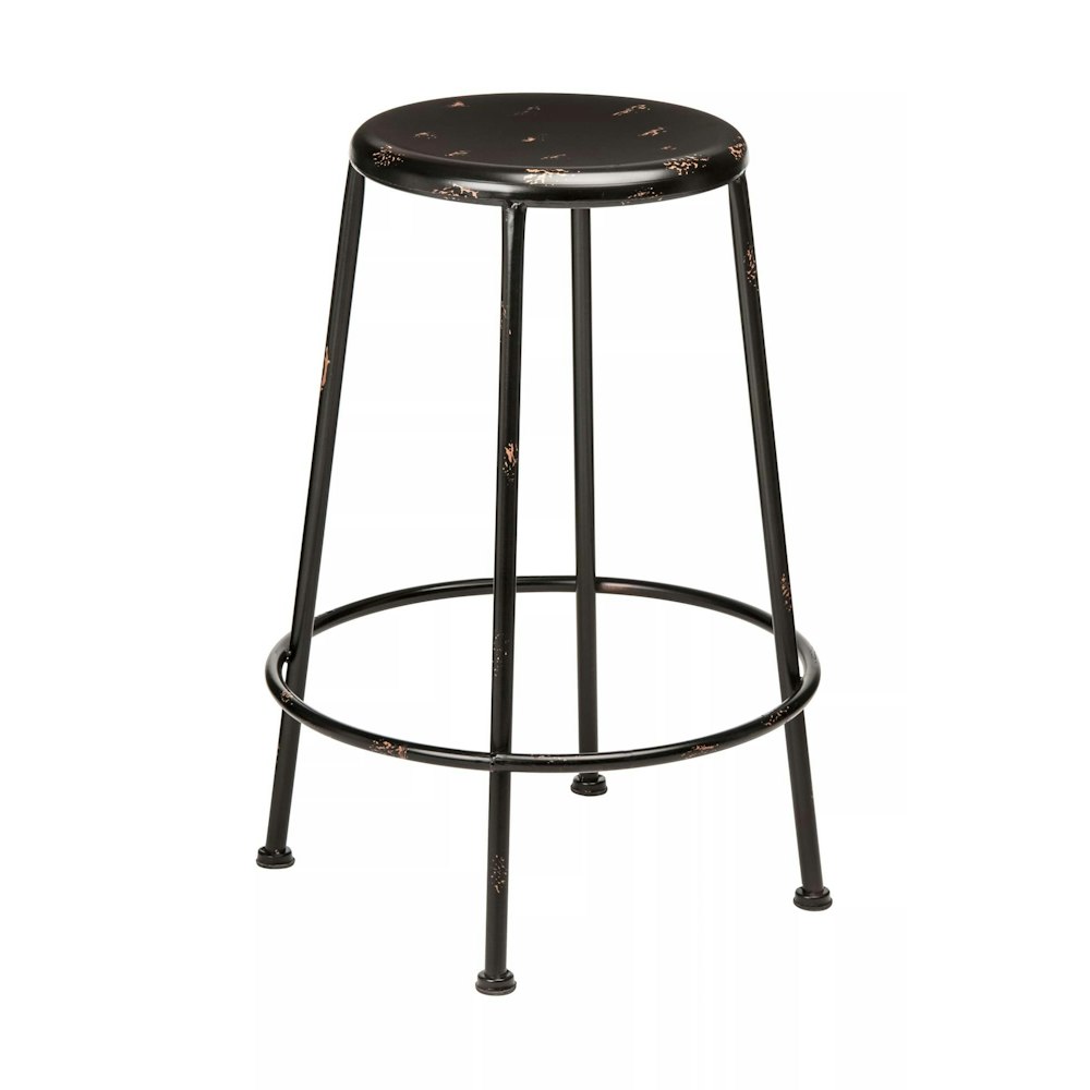interiors by Premier Artisan Black Metal Stool