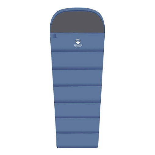 Domex Sleeping Bag Bushmate Standard -5c Synthetic Fill Right Hand Zip Steel BLU