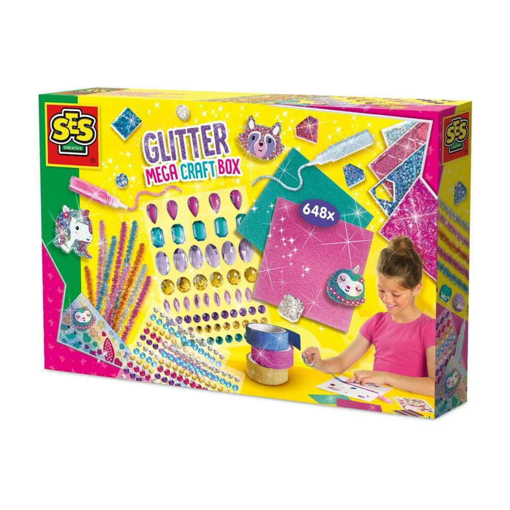 SES Creative Glitter Mega Craft Box