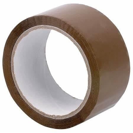 Strong Sticky Packaging Tape 48mm x 75m | Brown Adhesive Shipping Box Tape 45 Micron Heavy Duty