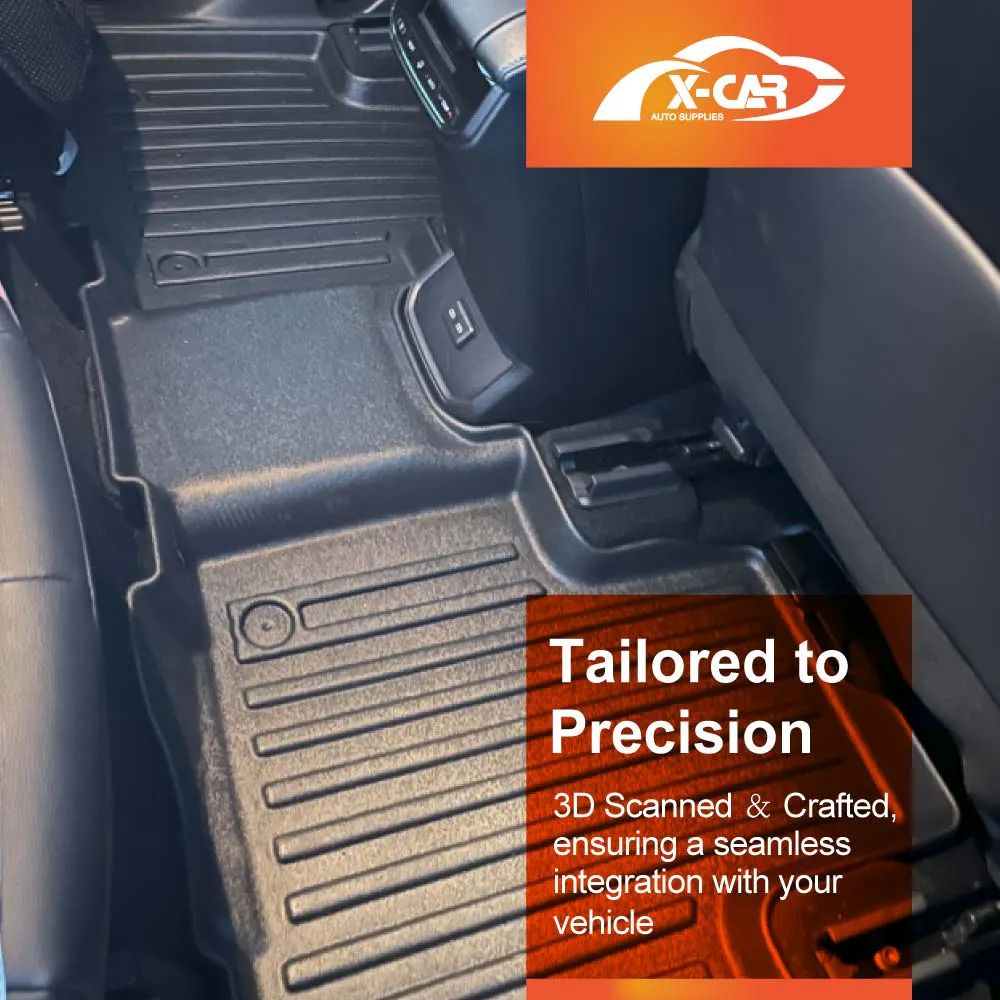 3D Floor Mats Boot Liner for Toyota Kluger 2021-Onwards All Weather Heavy Duty Cargo Car Trunk Luggage Tray