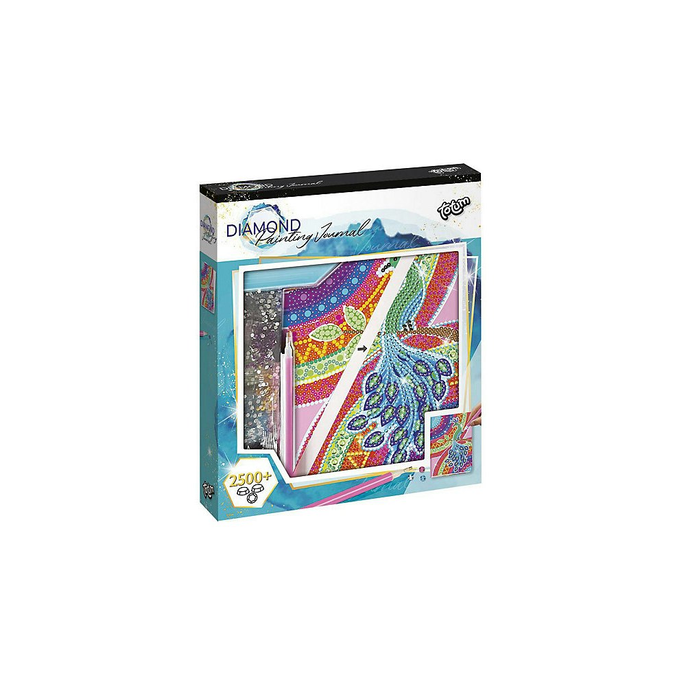 Totum Diamond Paint Notebook Peacock