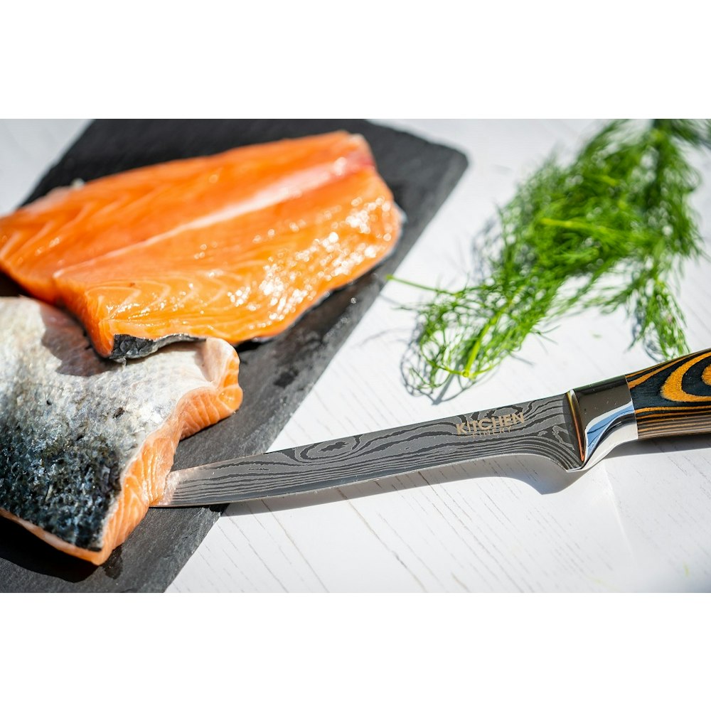 Kitchen Finery Kitchen Finery Premium Kitchen Knife Set With 8 Unique Knives