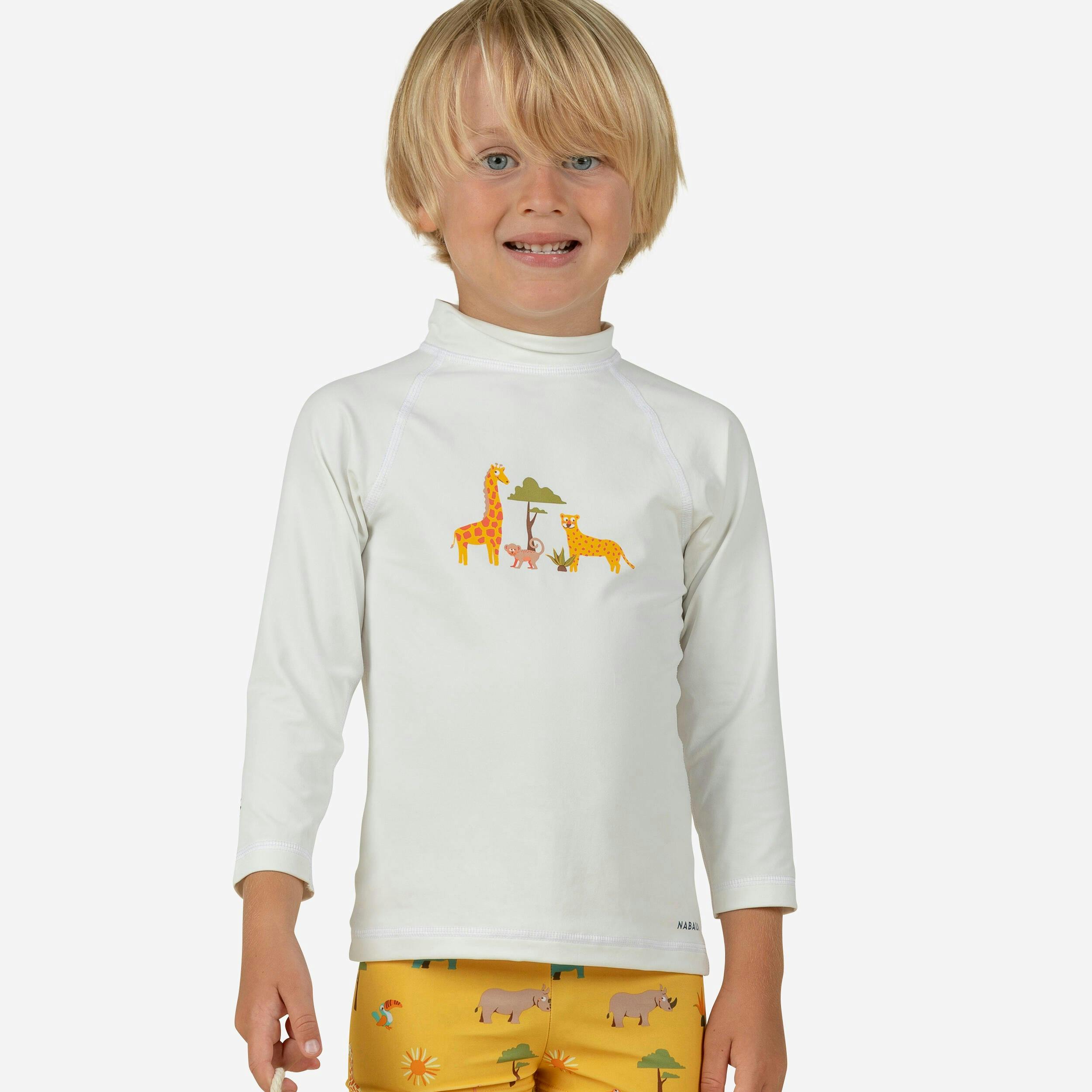 Decathlon | Baby Anti-UV Long-sleeved T-shirt SAVANNAH print