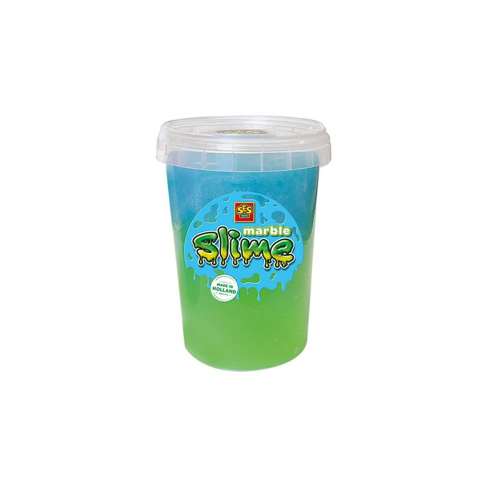 SES Creative Marble Slime - Green And Blue 200gr