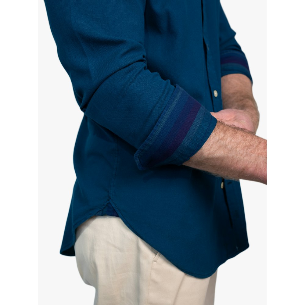 Koy Clothing Teal-blue Kabisa Kikoy Shirt