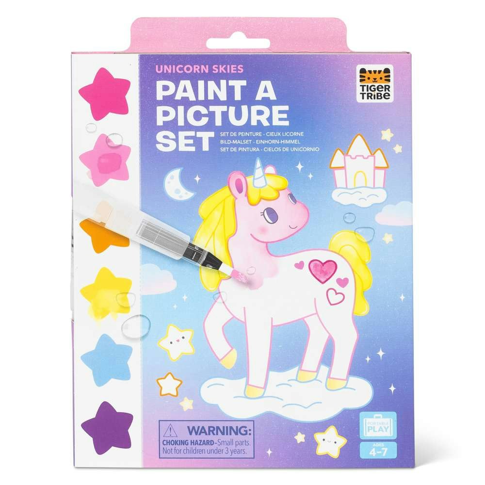 Tiger Tribe Paint A Picture Set - Unicorn Skies